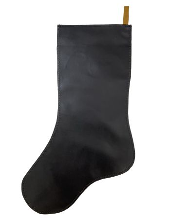 Showman Tooled Leather Christmas Stocking - Snake Skin #2